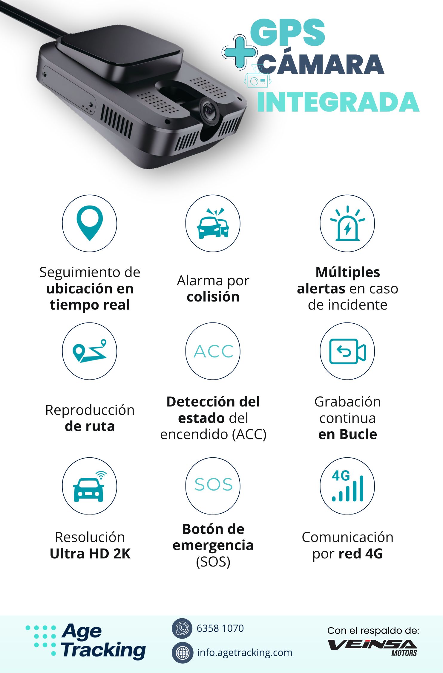 GPS+ CÁMARA INTEGRADA AGE TRACKING