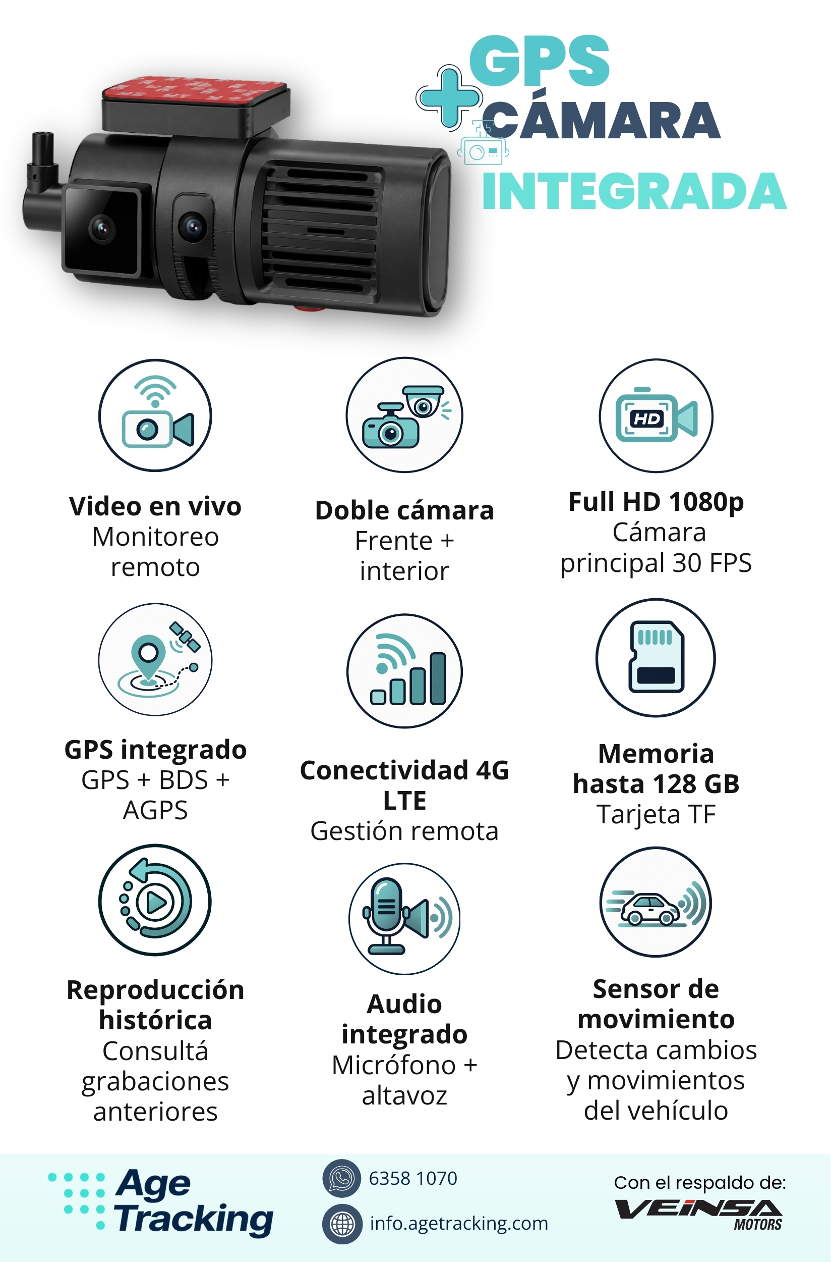 GPS+ CÁMARA INTEGRADA AGE TRACKING